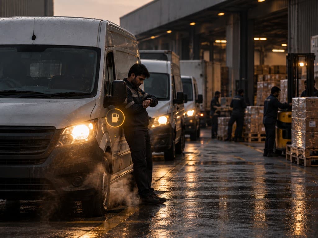Last-mile warehouse loading vans for high-volume delivery operations